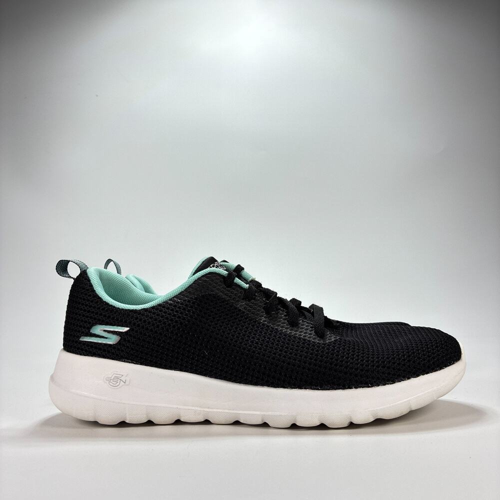 Skechers GOwalk Joy Black Aqua Lightweight Walking Shoes 15641 Women’s Size 8.5
